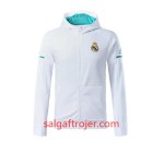 Real Madrid Trainingsjacke Hoodie 2017-18 Hvid